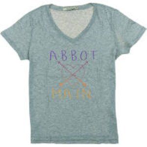 Abbot & Main Short Sleeve V-neck Graphic Tee